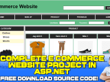 E Commerce Website Project In Asp Net With Source Code