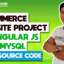 Ecommerce Website Project In Angular JS And MySQL