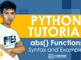 Abs Function In Python Syntax Parameters And Examples