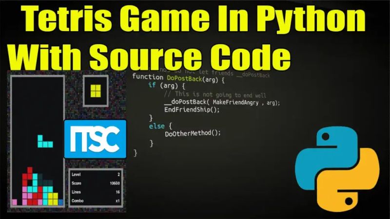 Tetris Game In Python And Pygame Source Code Is In The Description R Pygame - Minimal Patterns - Beautiful HD Collection