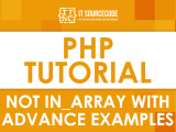 Not In Array Php With Advanced Program Examples