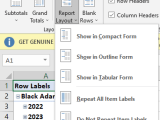 How To Format A Pivot Table In Excel Simple Steps