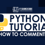 How To Comment In Python