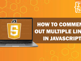 How To Comment Out Multiple Lines In Javascript