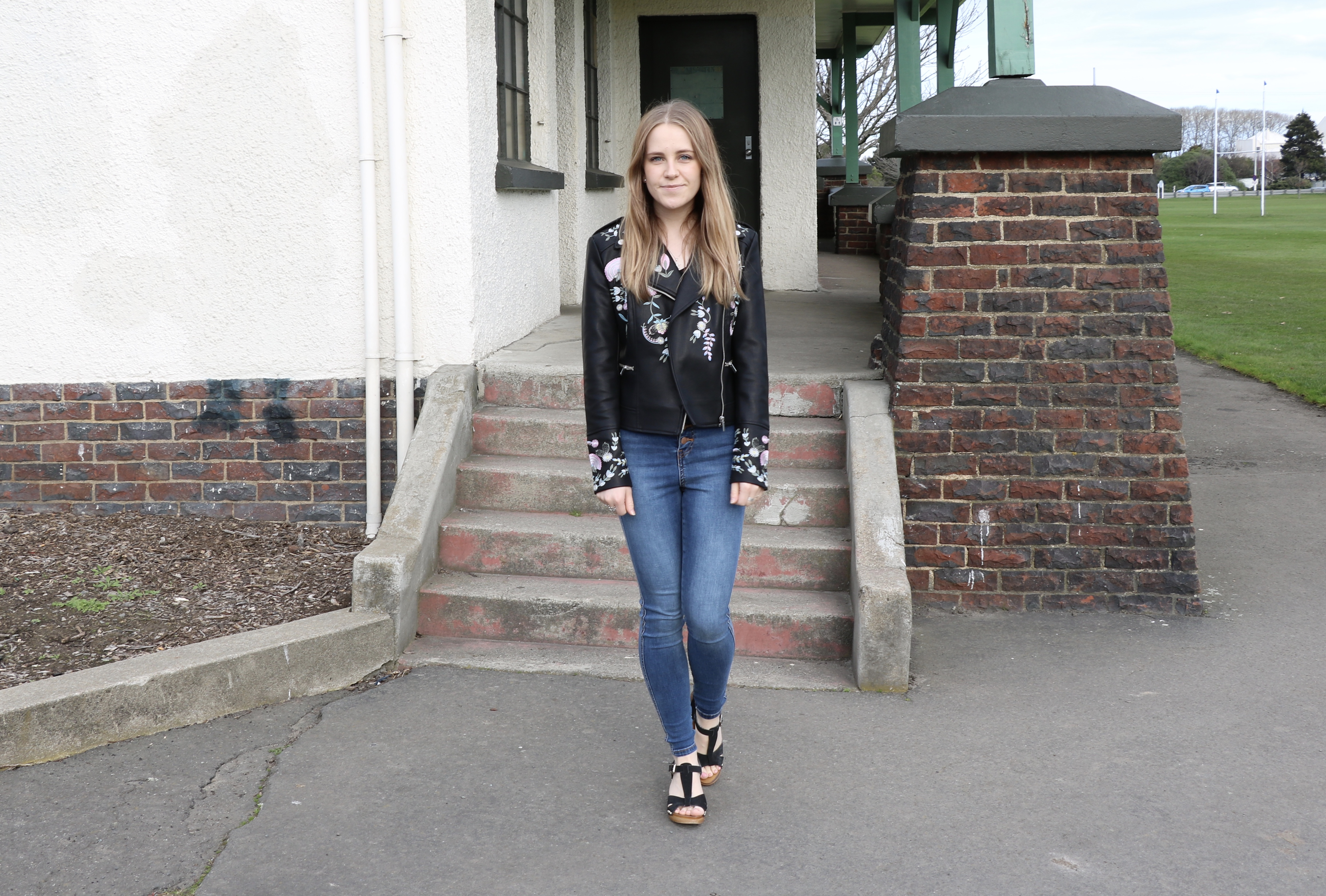 The Embroidered Leather Jacket