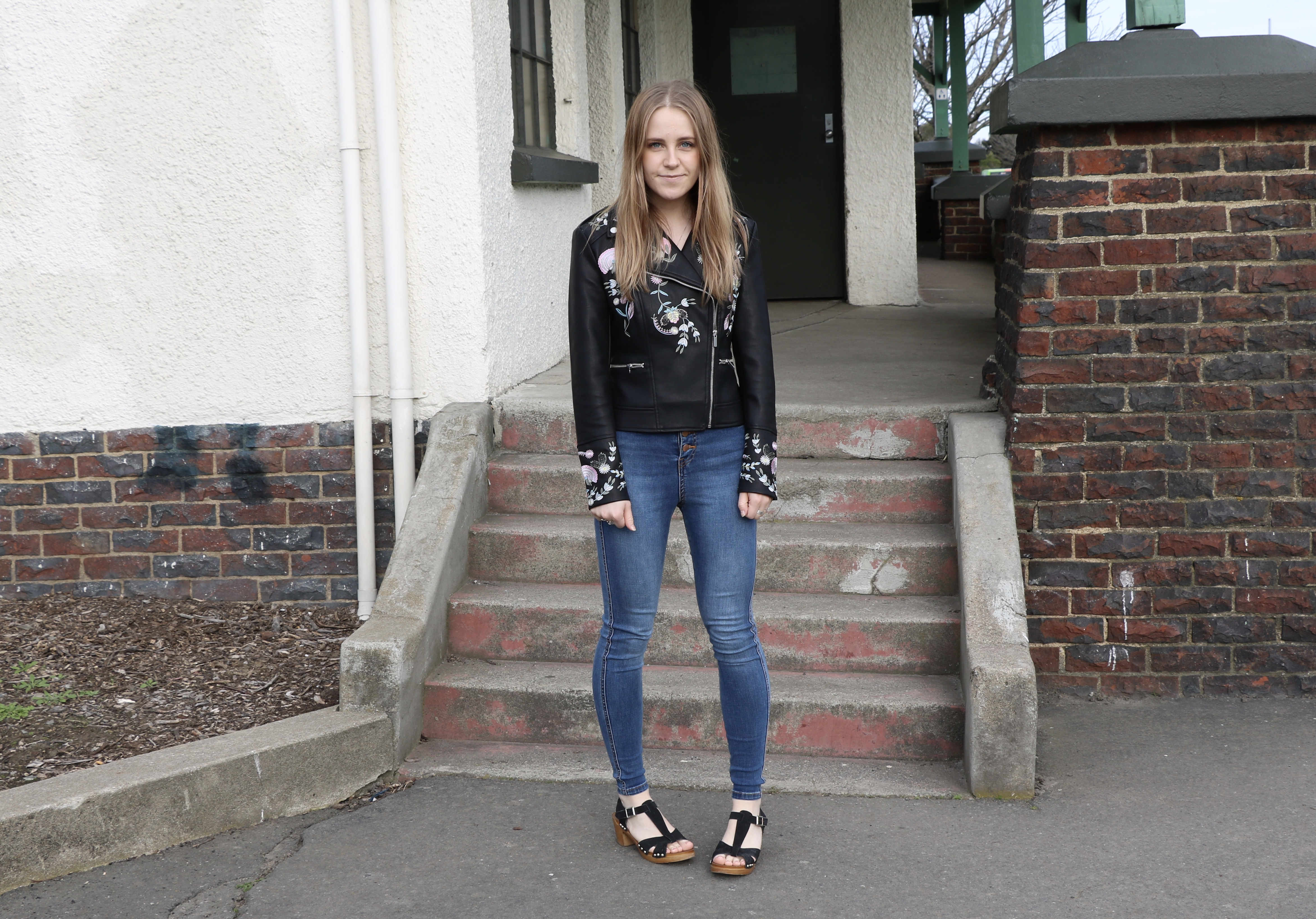 The Embroidered Leather Jacket