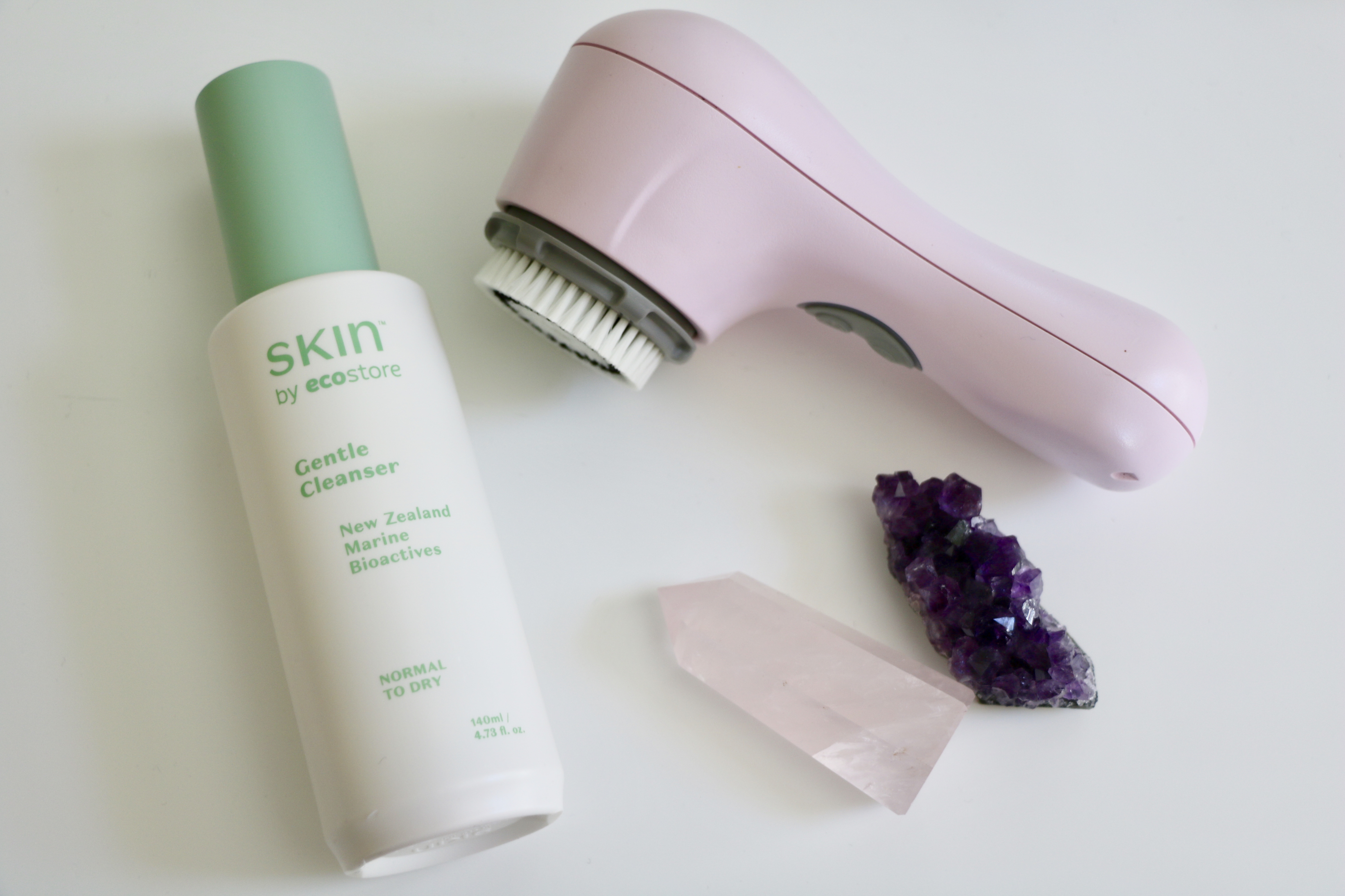 Natural skincare routine for blemished skin