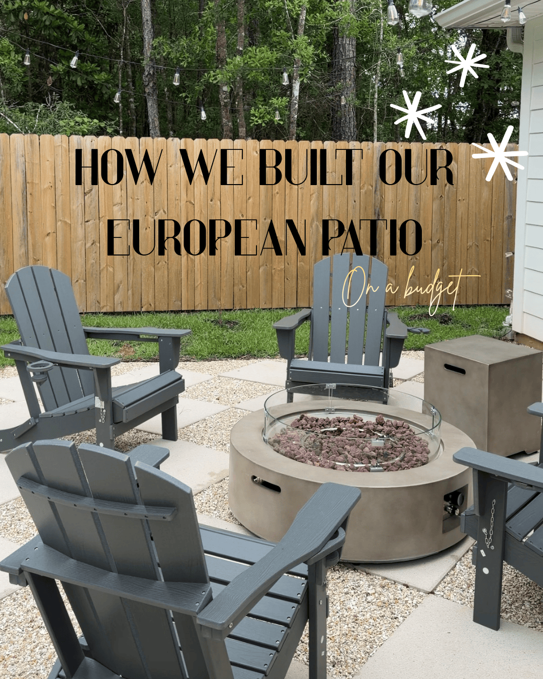 Build a European Patio on a Budget