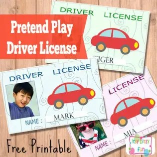 Free Printable Licenses And Id Cards For Kids Itsybitsyfun Com
