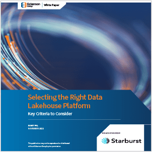 Selecting the Right Data Lakehouse Platform