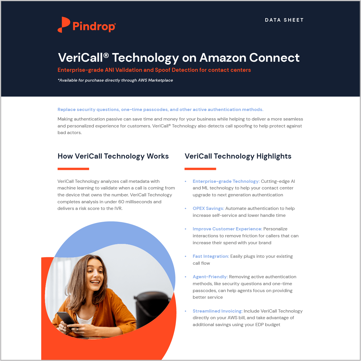 VeriCall-Technology-on-Amazon-Connect Feature Image