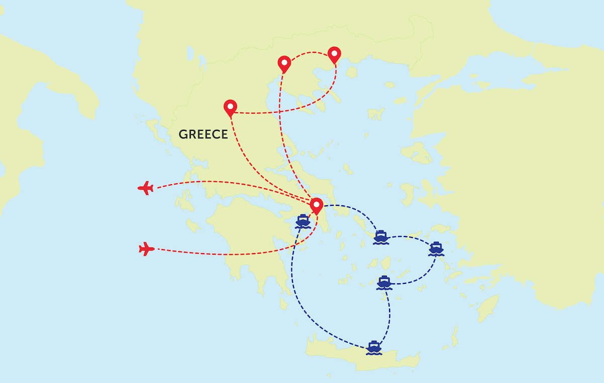 Map of Greece