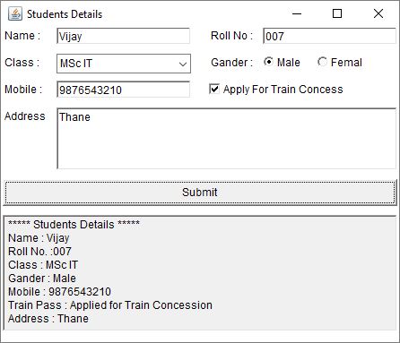 Enter Student Detail And Print Them Using Parameterized Constructor Puter Notes Public class GetStudentDetails public static void main String args String name.