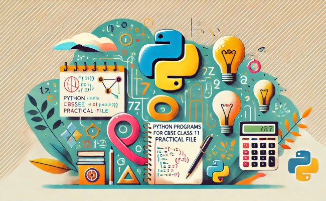 20 Python Programs For CBSE Class 11th Practical File - Itxperts