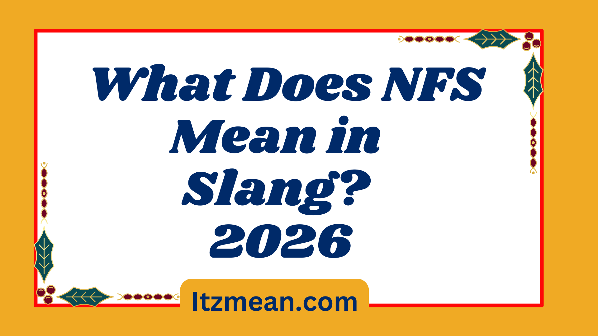 What Does NFS Mean In Slang 2026 WTM Meaning In Text 31 