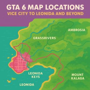 GTA 6 Map Guide Download Games And Unlock Your Gaming Experience Gta 6 Leonida Map Overview 