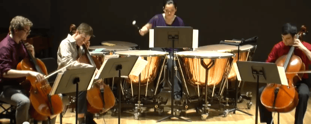 3 Riffs timpani + cello trio – Ivan Trevino