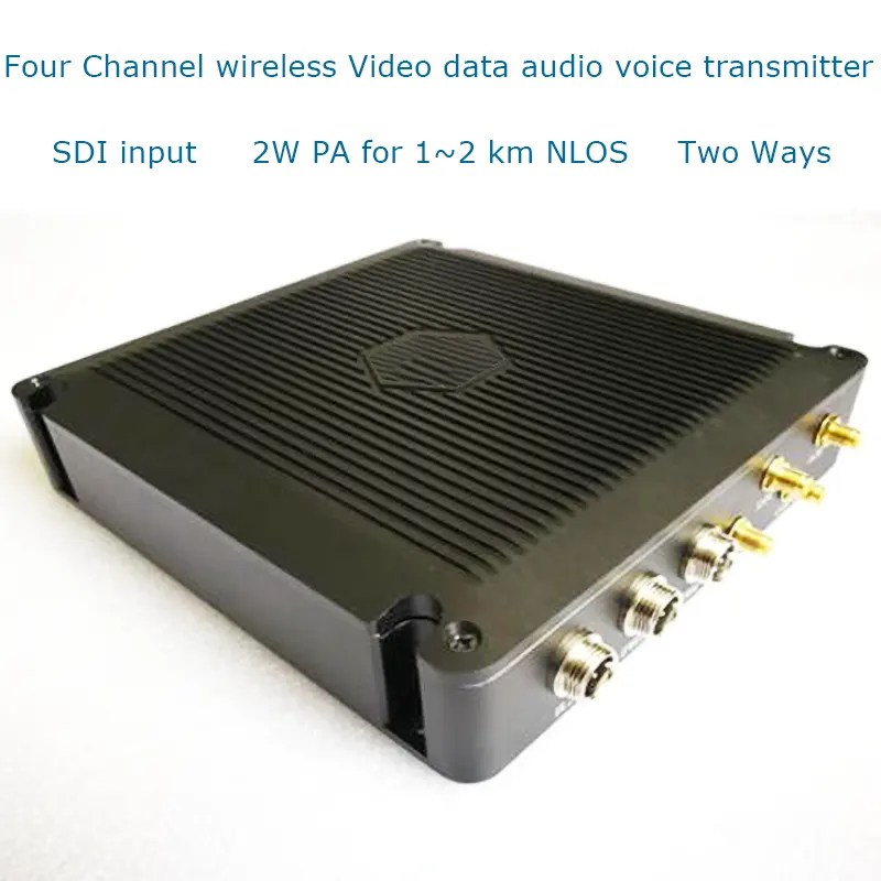 Ground robot twoway wireless data video audio transmitter receiver