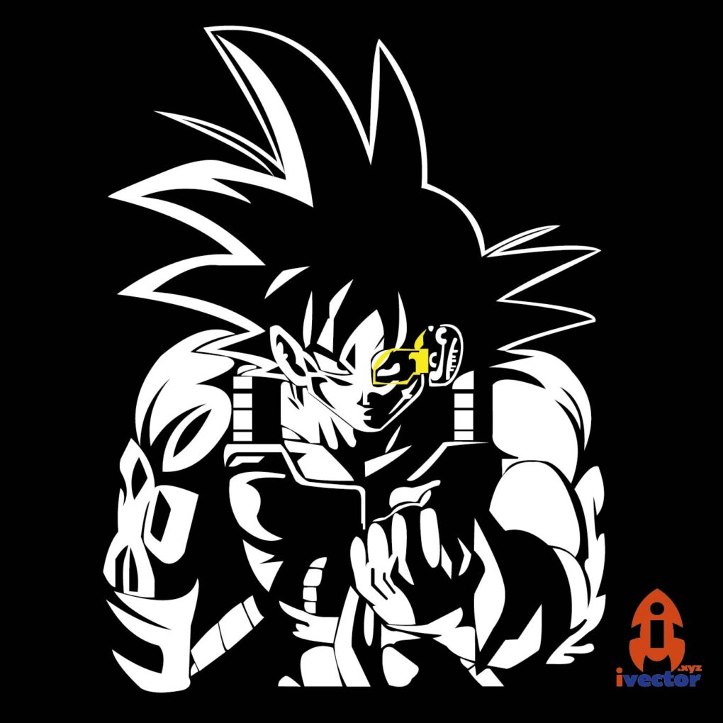 Goku entrenamiento fuerte vector