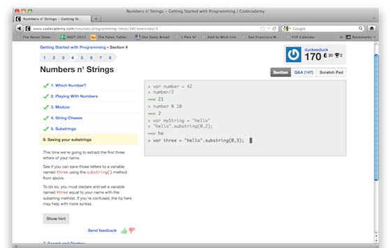 String Numbering 16 | February | 2012 | I've Never Done That