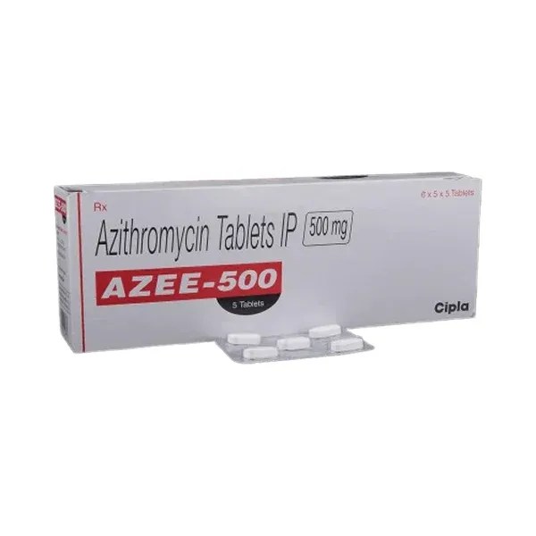 Azee 500 mg Azithromycin tablets Cipla pharmaceutical packaging