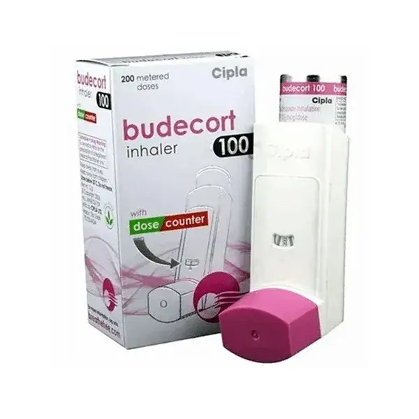 Budecort Inhaler 100 mcg Budesonide Cipla 200 metered doses