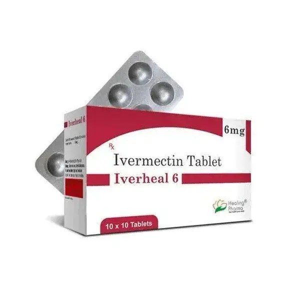 Iverheal 6 mg Ivermectin tablets Healing Pharma packaging