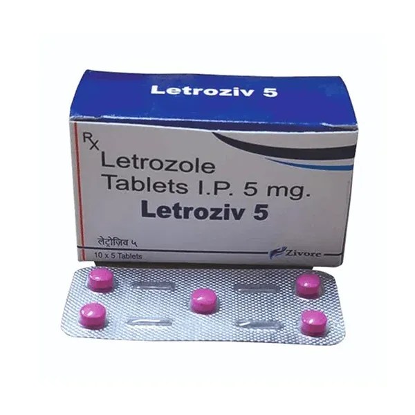 Letroziv 5 Letrozole 5mg tablets packaging