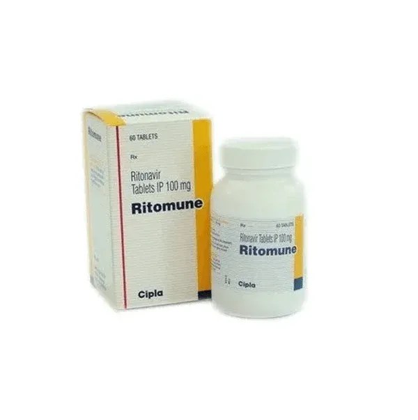 Ritomune 100mg Ritonavir tablets Cipla packaging