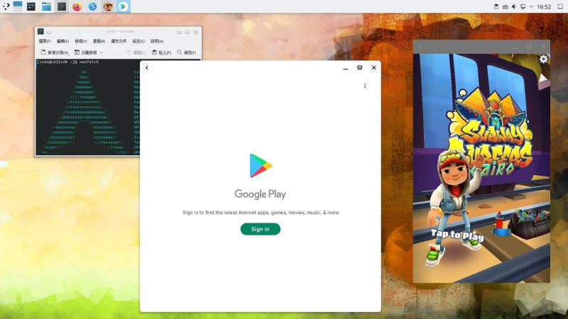 Arch Linux Waydroid Android Slacknote - Full HD City Images for Desktop