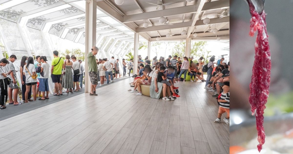 台南最狂溫體牛火鍋，開門前一個小時就要排隊，營業時間更是爆滿人潮，還有肉燥飯免費吃到飽！