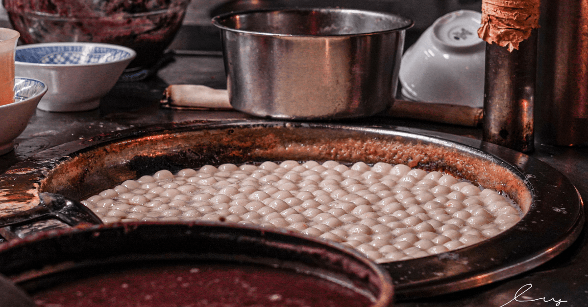 羅東紅豆湯圓 |宜蘭羅東夜市必吃美食， 60年湯圓老店一碗只要35元！