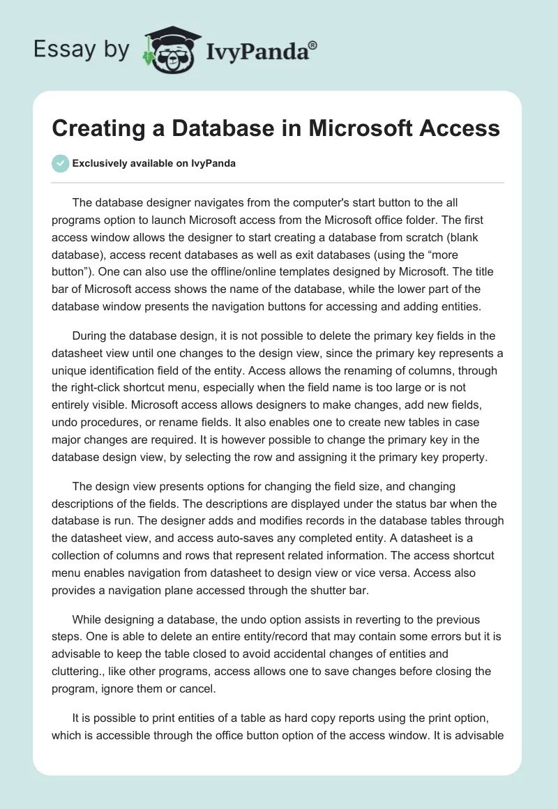 Creating A Simple Student Database And A Query In Microsoft Access - Download Stunning Sunset Design | High Resolution