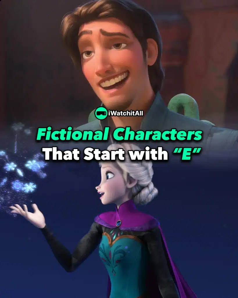 fictional characters that start with e