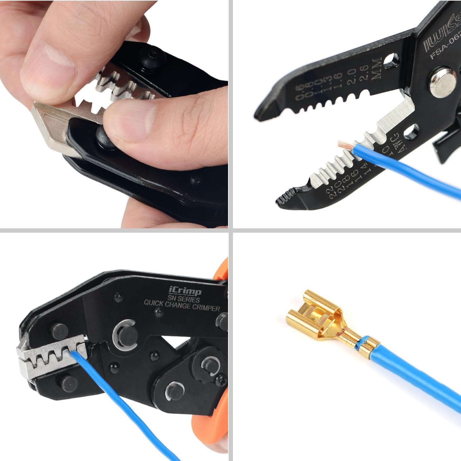 SNシリーズ マルチ圧着工具セット SN-QC-WC - アイウィス｜IWISS 公式