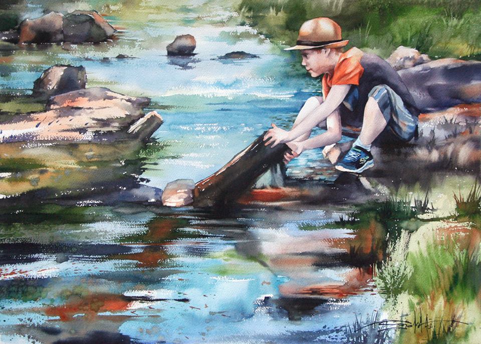 Michael Solovyev Canada Weekend on Nun's Island 30x22"