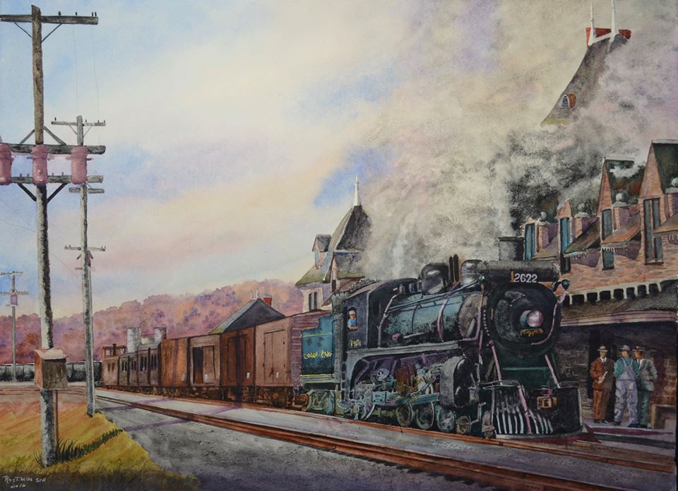 Roy Tibbits Canada Local 2622 at McAdam Station 20x29"