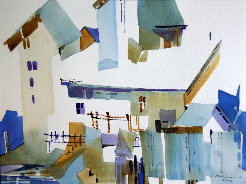 Merv Richardson Canada Elora Mill 10.5x14.5"