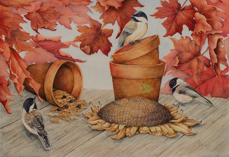 Michelle McAnsh-Gervais Canada Dinner For Three 9.5x13.5"