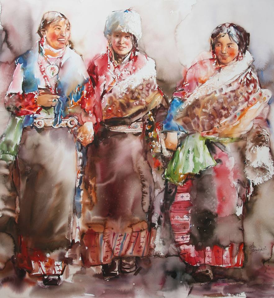 Hong Shan China Merry Songs 110x120 cm