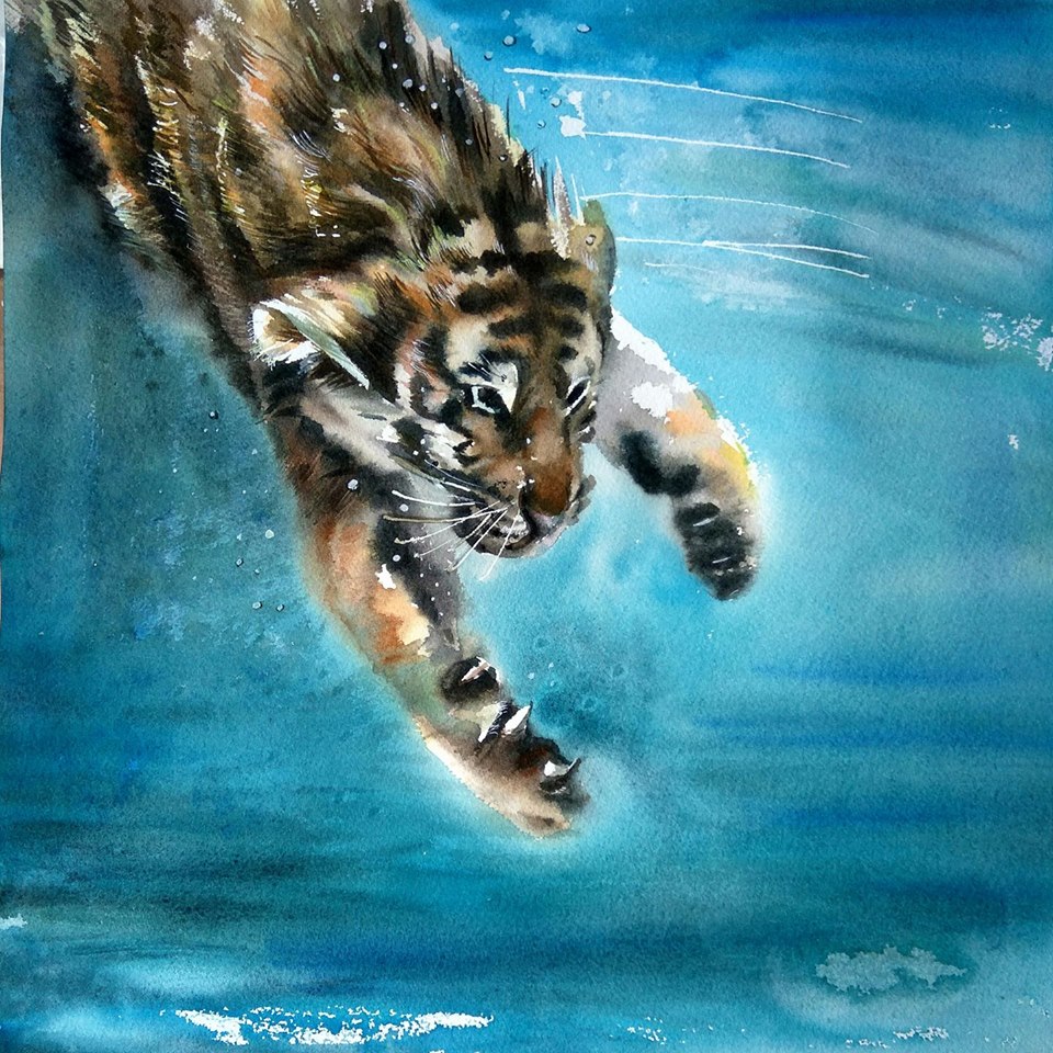 Ira Kukrusova Russia We will float out 44x46 cm