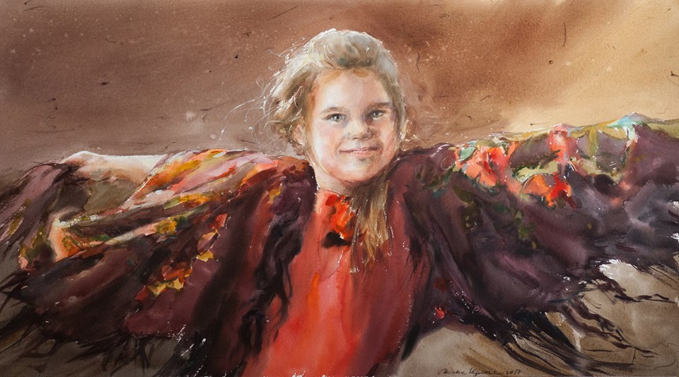 Oksana Shulga Russia Bird 75x40 cm