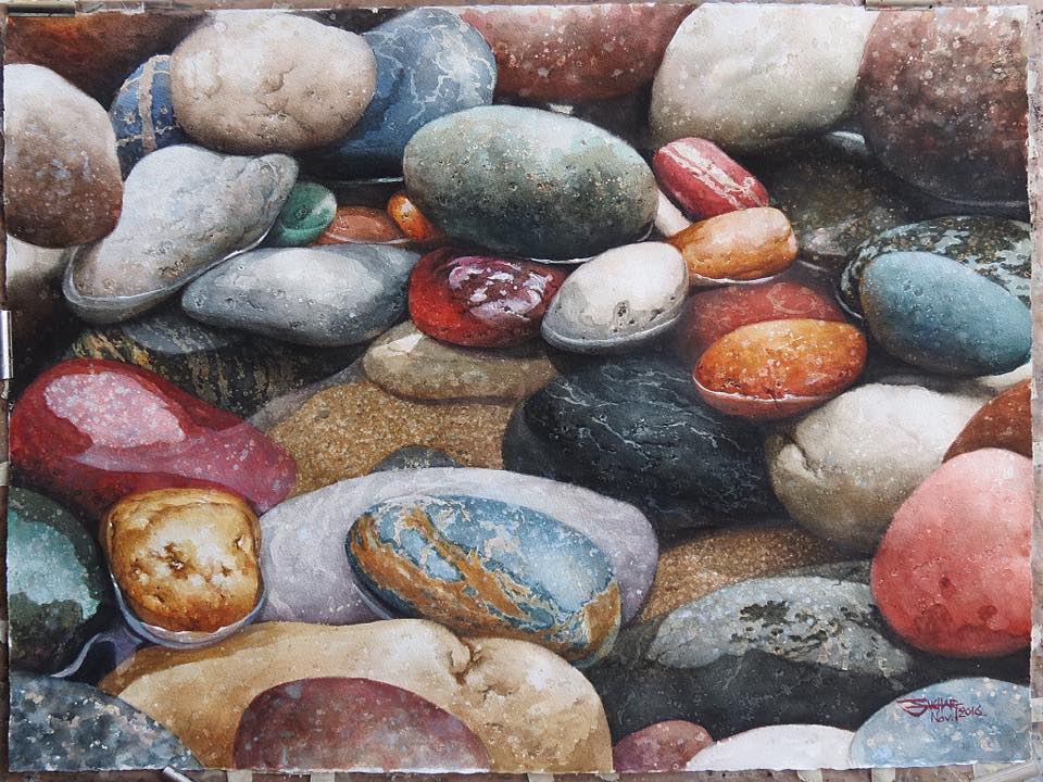 Suchart Tangsilpaolarn Thailand Natural Treasure 38x56 cm