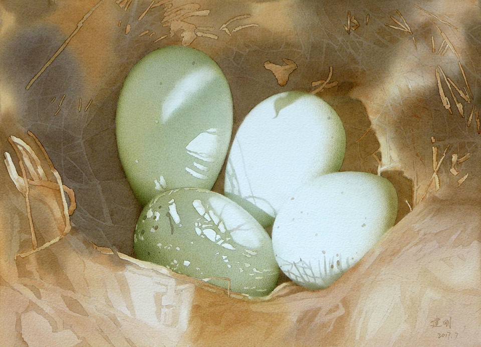 Sun Jiangang China Beautiful Home 41x56 cm