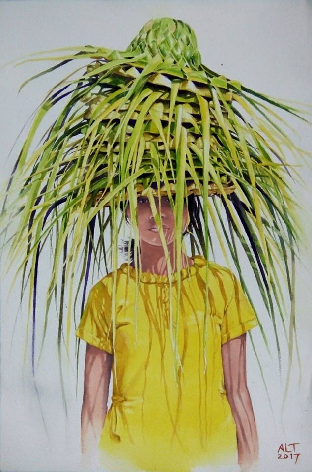 Aung Lin Tun Myanmar Beauty of Light (2) 56x38 cm