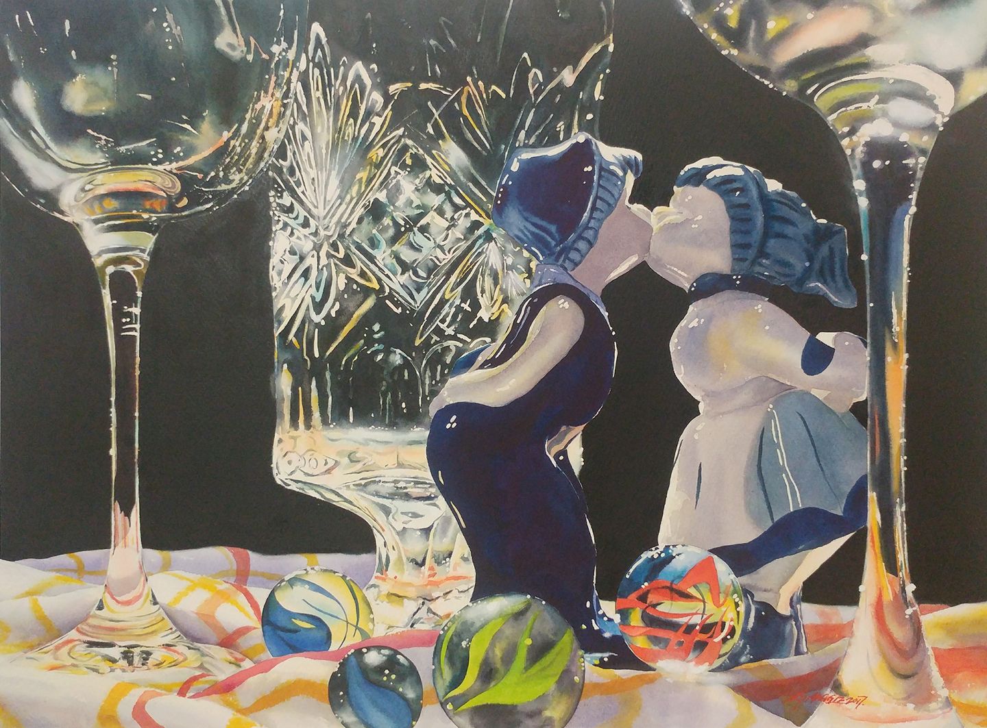 K.P. Maggie Hong Kong Sparkle 56x76 cm