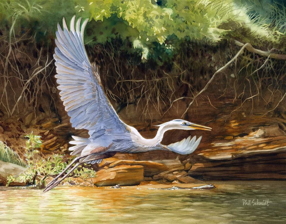 Phil Schmidt USA Lift Off 18x24"