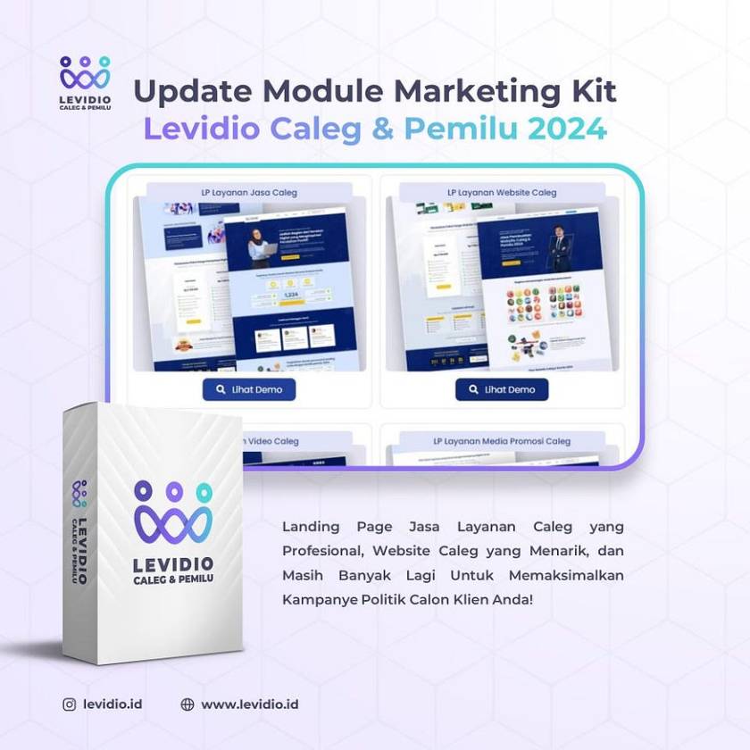 Kampanye Lebih Mudah Dengan Levidio Pemilu & Caleg 2024