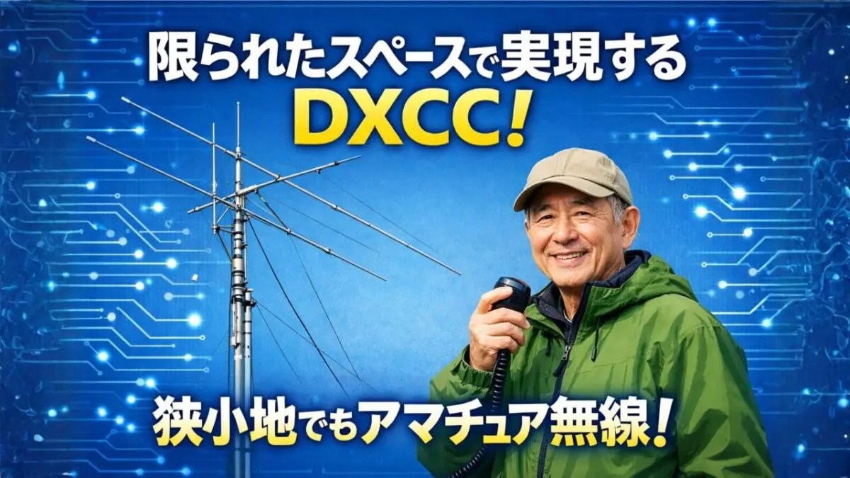 コンパクトダイポールアンテナの魅力！限られたスペースで実現するDXCC
