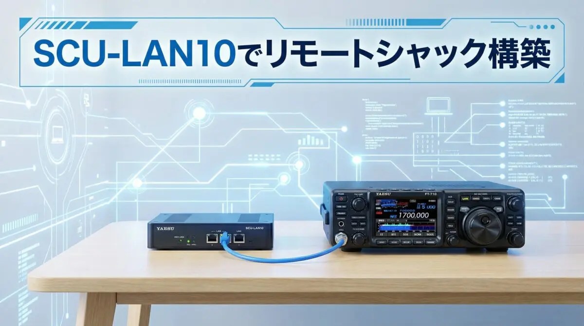 4]【Yaesu編】SCU-LAN10を使い倒す！FT-710・FTDX101のリモート環境を